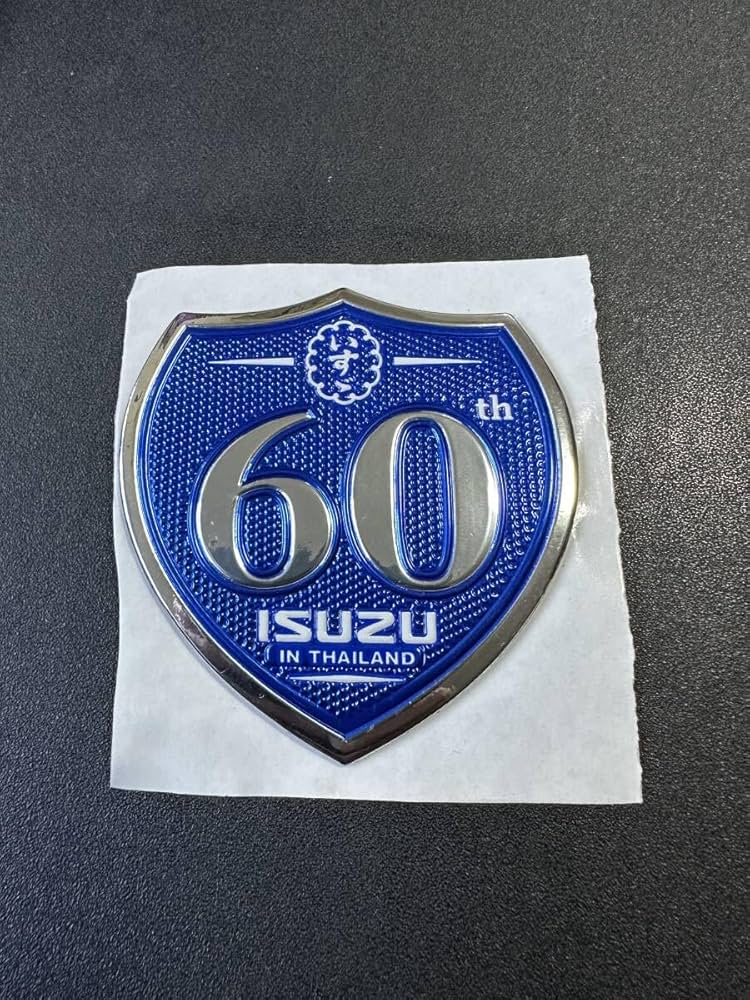 Amazon.co.jp: いすゞ自動車60周年記念エンブレムイスズISUZUエルフ